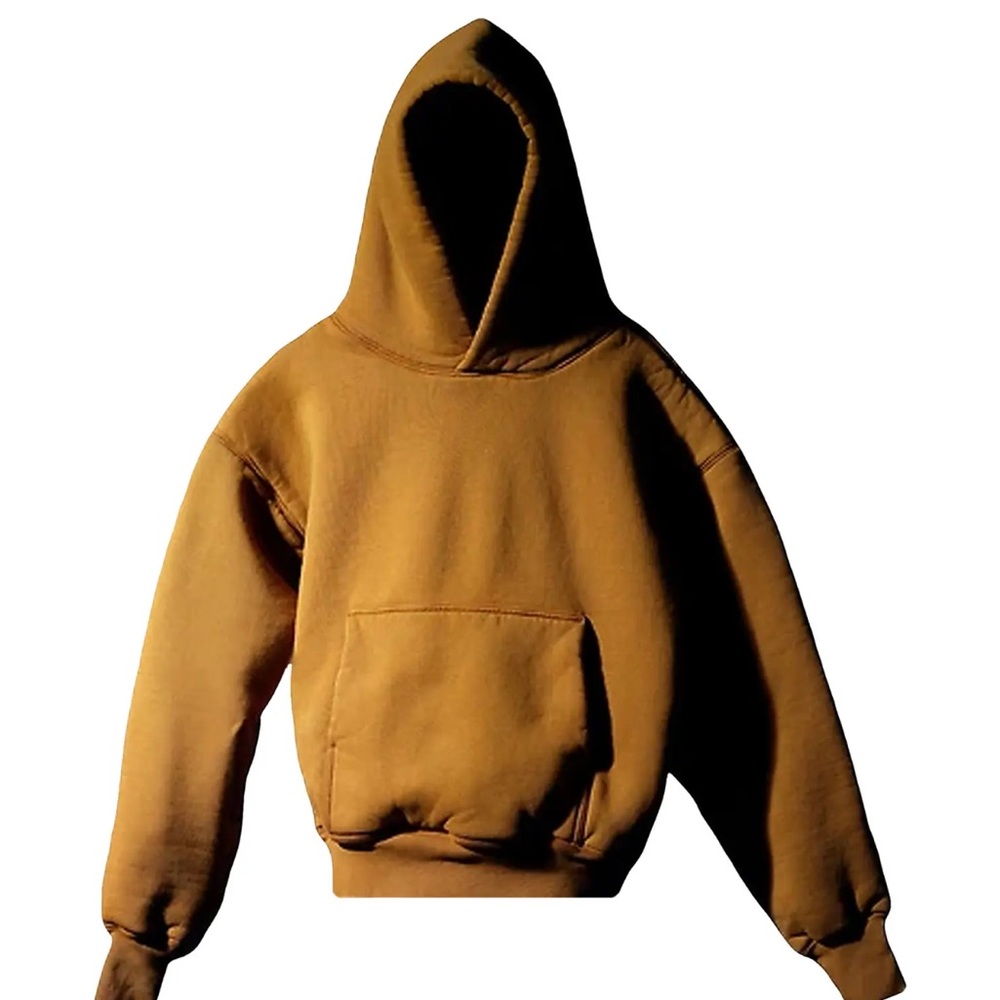 Gap YZY Brown Hoodie Mens Double Layer Kanye West